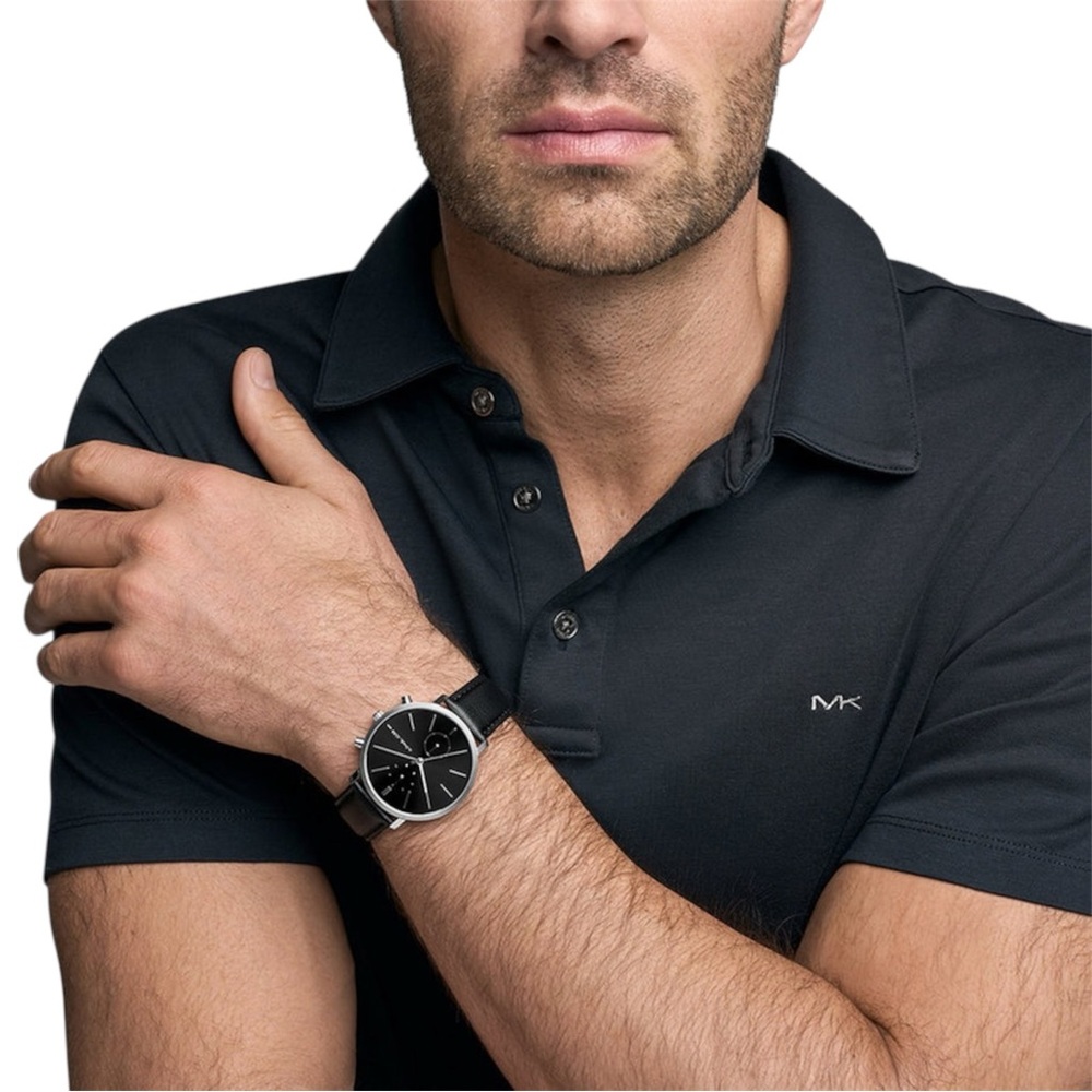 MICHAEL KORS BLAKE SILVER MEN'S WATCH - Picture 5 of 7